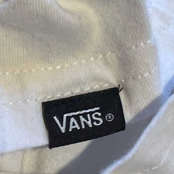 Vans Off The Wall White With Purple Gold Logo Short Sleeve Size Medium casual - Picture 9 of 9